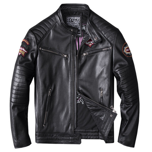 pu leather jacket 