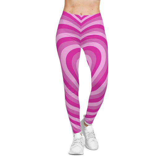 heart shaped legging for women 